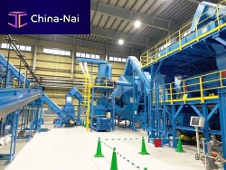 PET recycling plant TL1500-05for bottlesfor the food industrycrushing