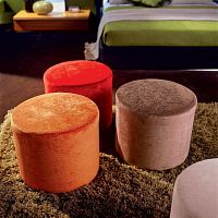 Contemporary pouf BUFFOfabricroundred