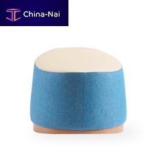 Contemporary pouf STAMPEDEfabricovalcommercial