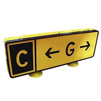 Information sign TZP-Edirectionalstaticfor runway