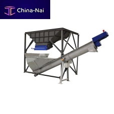 Concrete recycling unit