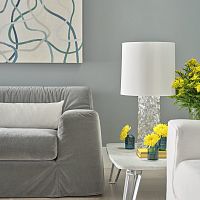 Table lamp VOLARE brassMurano glasscontemporary