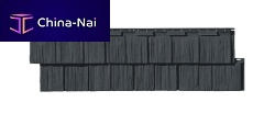 Polymer roofing panel NOVISHINGLE®roof tile lookwaterproofwith UV protection