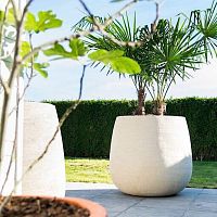 Terracotta plant pot GLOBEfree-standingsphericalhome