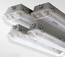 Ceiling-mounted lighting ATLANTISfluorescent tubefor shopfor storage hall