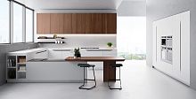 Contemporary kitchen MIAMIwoodensteelL-shaped