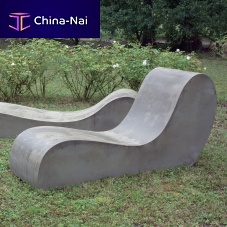 Contemporary sun lounger LAND.4fiber cement