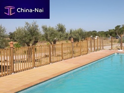 Protective barrier fixedwoodenpool
