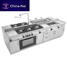 Contemporary kitchen 60 LINEstainless steelislandcompact