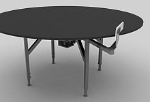 Motor-driven turntable RTverticalfor the food industry