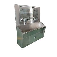 2-station surgical sink BSS100stainless steelfoot-operated