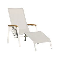 Contemporary sun lounger CUBETextilene®aluminumgarden