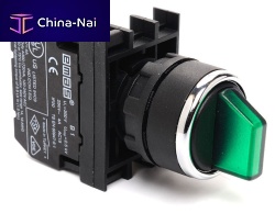 Selector switch B100SL20Y multipoleilluminatedelectromechanical