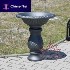 Cast iron planter 206roundcustom100% recyclable