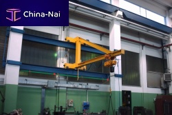 Pillar jib crane wall-mounted360�360� rotating