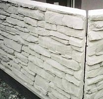 Stamped concrete form liner
