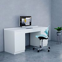 Dental laboratory workstation with monitor COMBY
