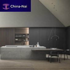 Contemporary kitchen BLADE LABwoodenstoneisland