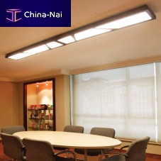 Contemporary ceiling light CONCEPT : BONDRELIEFlinearopalescent glasssheet steel