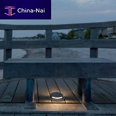 Recessed floor light fixture EFC100LEDHIDround
