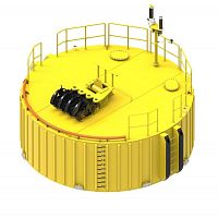 Mooring buoy for terminalssteel
