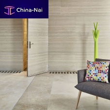 Wall-mounted stone slab AUBEROCHE SAHARApolishedmarble lookbeige