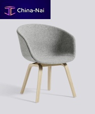 Contemporary chair AAC43indoorfabricwooden base