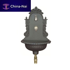 Wall-mounted drinking fountain AUSTRIAoutdoorcast ironfor public space