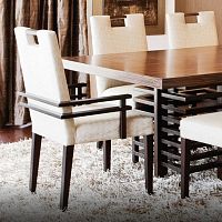 Contemporary chair CHOCOLATE indoorfabricleather