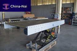 Hydraulic scissor lift stationary