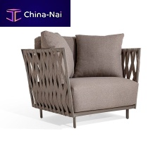 Contemporary armchair catamaranfabricaluminumrope