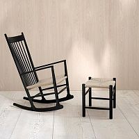 Contemporary armchair J16 ropeoakwalnut
