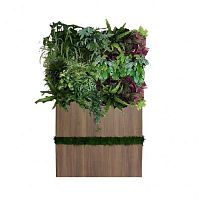 Wooden planter QVD-202-17 / QVD-203-17customverticalcontemporary