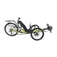 Crank-propelled recumbent trike Trike F-JC26xadultgreen