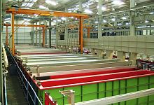 Automatic anodizing plant