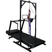 Treadmill with handrails CMT3078with inclinewith harness system