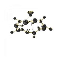 Pendant lamp ATOMIC ROUNDbrasssteelcontemporary