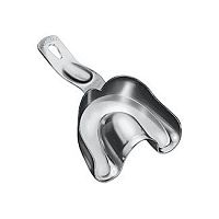 Upper dental impression tray 4970-110non-perforated