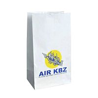 Aircraft sickness bag Air KBZ paper