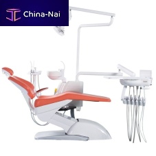 Dental unit with adjustable headrest Grace-D XH501with side delivery systemwith LED light