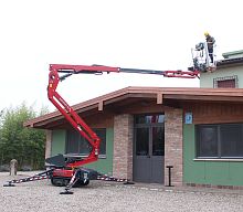 Crawler spider lift LIGHTLIFT 13.70electricdieselgasoline engine