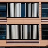 Ceramic solar shading SOFTfor facadewindowvertical
