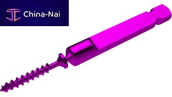 Foot compression bone screw Snap-Off handbreak-offmetallic