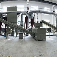 Printer toner recycling line T1500