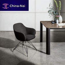 Contemporary chair CADIRA WIREindoorfabricleather