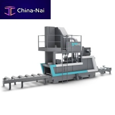 Roller conveyor shot blasting machine 604for profilesfor tubescompact