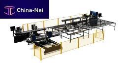 PVC profile welding and cleaning line TURBOWELD 400cornerCNCfor PVC windows and doors