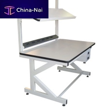 Industrial workstation ESDheight-adjustable