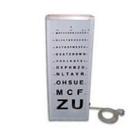 Illuminated eye chart