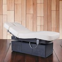 Electric spa table First Classwith adjustable height backrest3-section